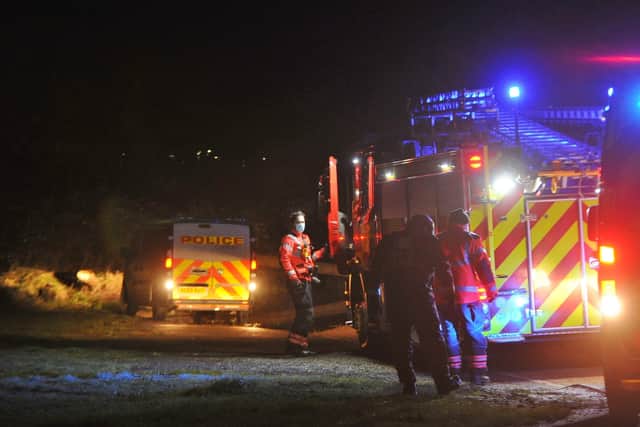 Police respond to the incident in Stanground.