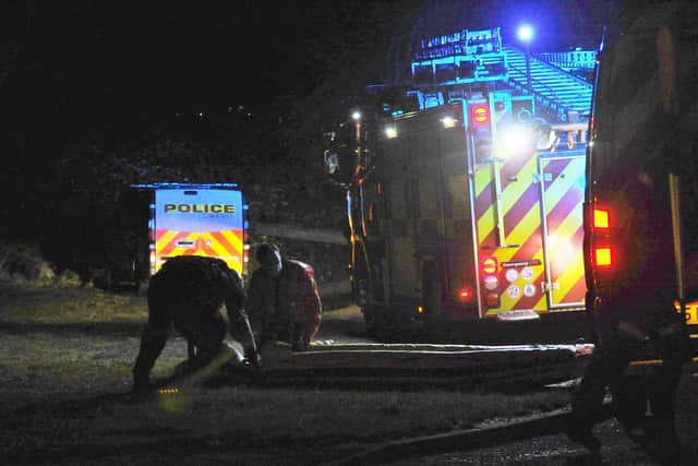 Police respond to the incident in Stanground.