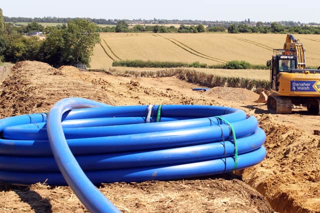 Anglian Water is set to install a new pipeline which will incorporate Peterborough