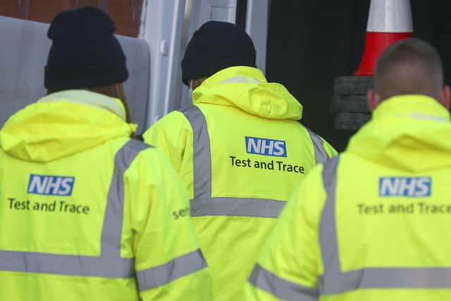 NHS Test and Trace staff. Photo: PA EMN-201229-143710001