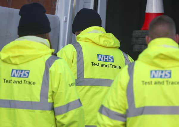 NHS Test and Trace staff. Photo: PA EMN-201229-143710001