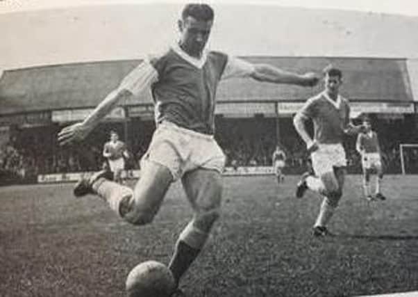 George Hudson in action for Posh.