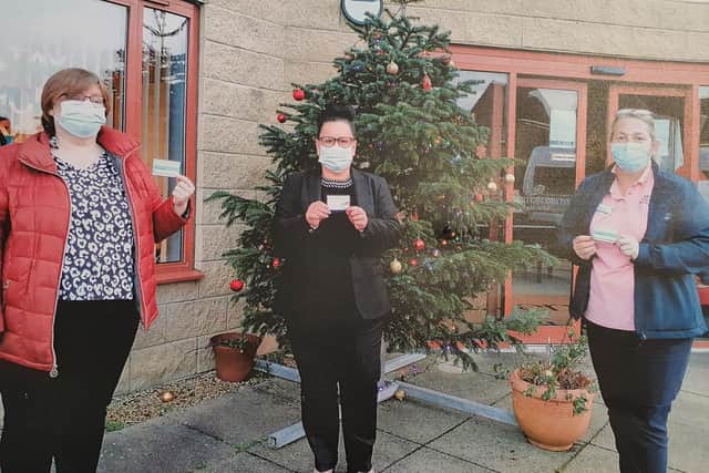 Care home staff at the surgery