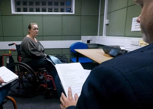 A police interview with Victoria Breeden featured in the Channel 4 programme.