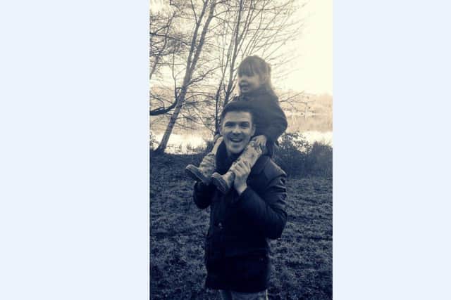 Kevin with his daughter Niamh.