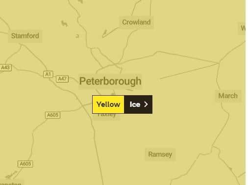The warning comes into force this afternoon
