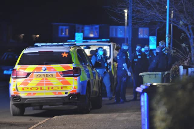 Police incident at Southfields Drive, Stanground.