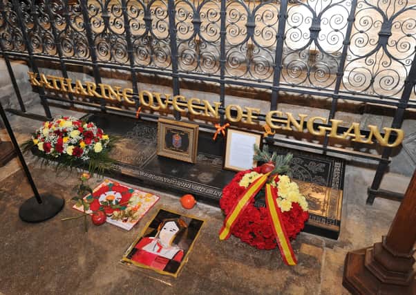 Commemoration Service for Katharine of Aragon at Peterborough Cathedral attended by local schoolchildren two years ago