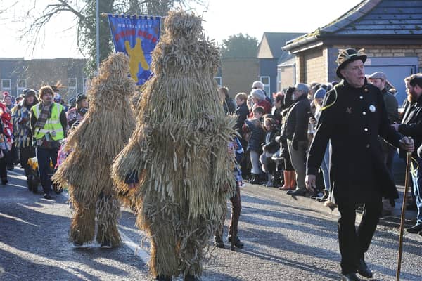 Straw Bear Festival 2020 at Whittlesey. EMN-200118-154536009