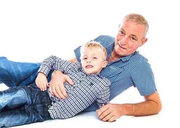 McKenzie with his dad. Alan, before he passed away in 2014.