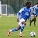 Nick Gyimah scored twice for Posh Youths in an easy win over Cambridge United.