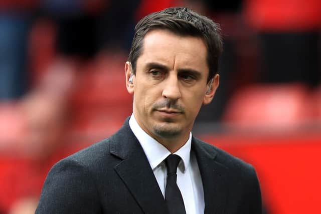 Gary Neville: Photo: Mike Egerton PA.