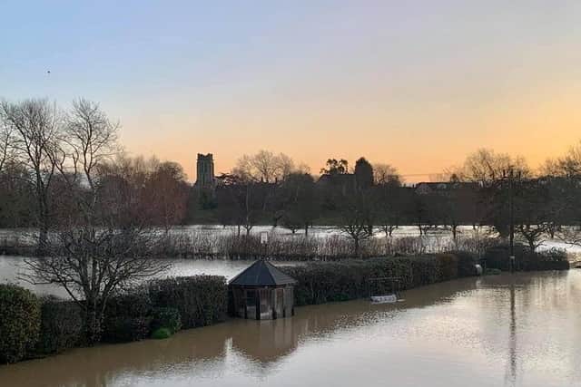 Gardens were flooded in Ramsey. Photo: Ali McCormick.