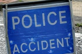 One man was taken to hospital following the crash