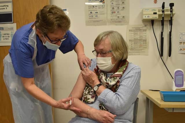 The COVID vaccine is being rolled out across Peterborough at the moment