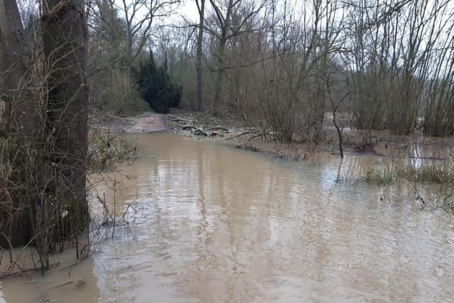 Flooding has hit Ferry Meadows