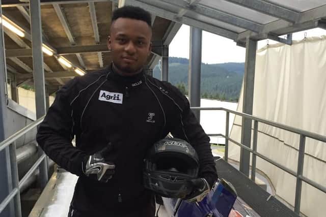 Ashley Watson in his bobsleigh days.