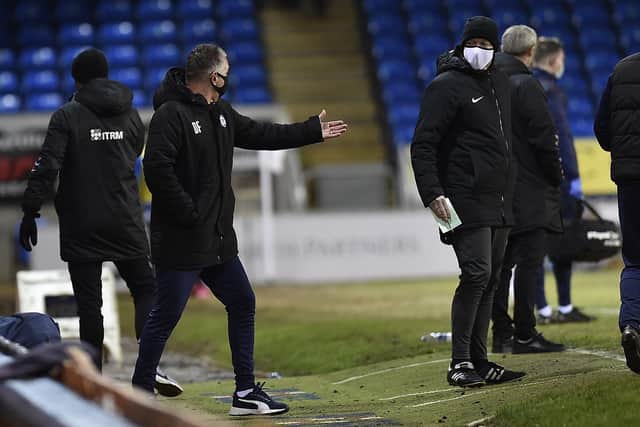 Posh manager Darren Ferguson during the win over Charlton. Photo: David Lowndes.