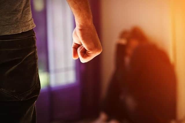 Domestic abuse. Stock image.