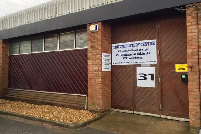 The new home for the Upholstery Centre.