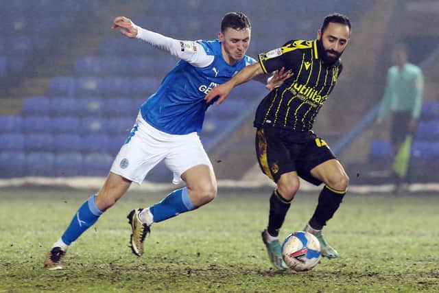 Posh star Jack Taylor (left).