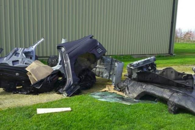 Parts found in Bourne