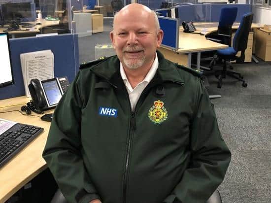 999 Call Taker Roy Gray spoke to Tim over the phone. Pic: EMAS