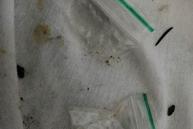 Drugs found on the hospice grounds