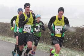 Yaxley runners in the Folksworth 15 in 2018.