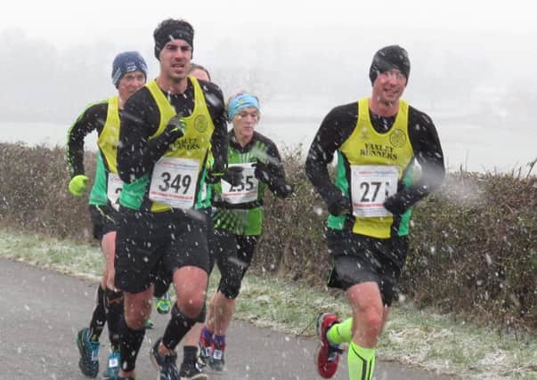Yaxley runners in the Folksworth 15 in 2018.