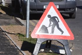Roads will be closed for roadworks.