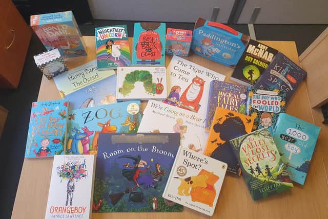 Some of the donated books