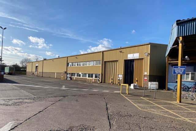 Creightons factory in Peterborough.