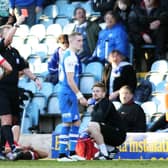 Marcus Maddison is sent off for Posh against Leyton Orient in 2015. Photo: Joe Dent/theposh.com.