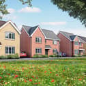 A computer generated image of what the new Bellway homes on Oundle Road could look like