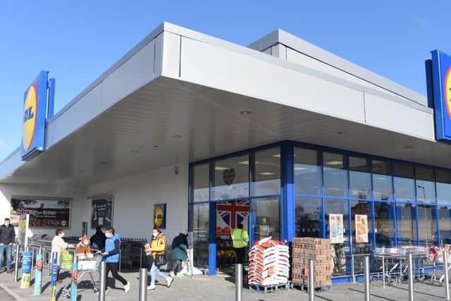 The new store opened today