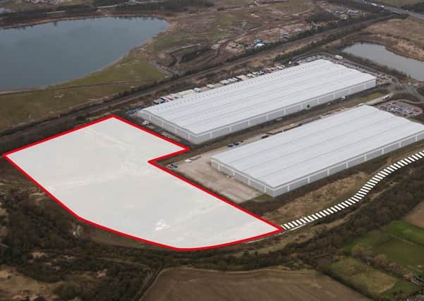 This image shows the site earmarked for a 500,000sqft development in Peterborough.