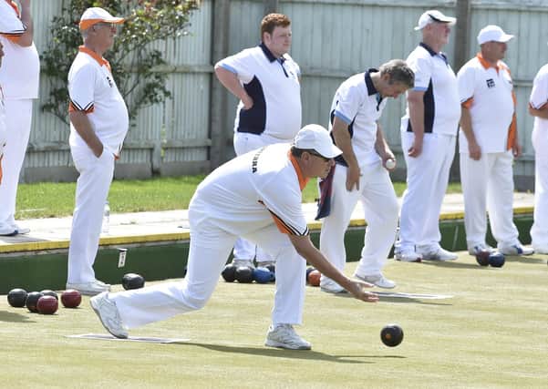Local bowlers in action.