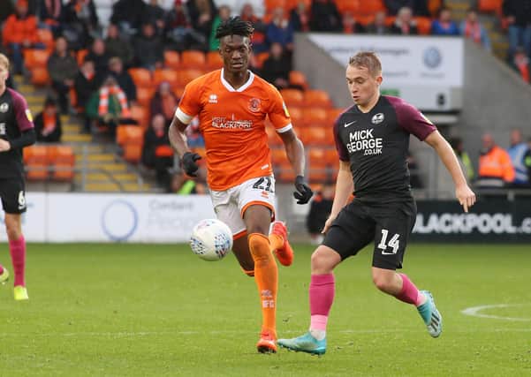The League One fixture between Blackpool and Posh has been rearranged.