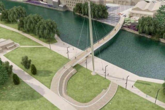 A bridge over the River Nene is due to be built