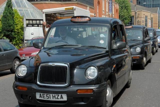 Taxis in Peterborough (library image)