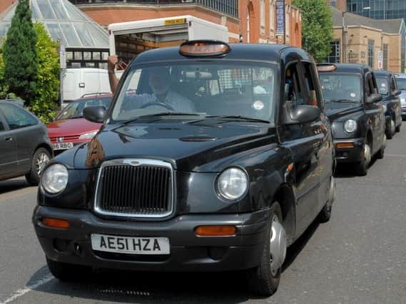 Taxis in Peterborough (library image)