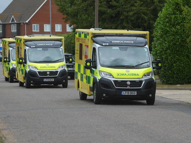 The new ambulances