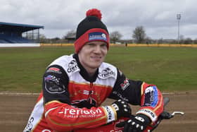 Michael Palm Toft at Panthers Press and Practice Day in 2020.