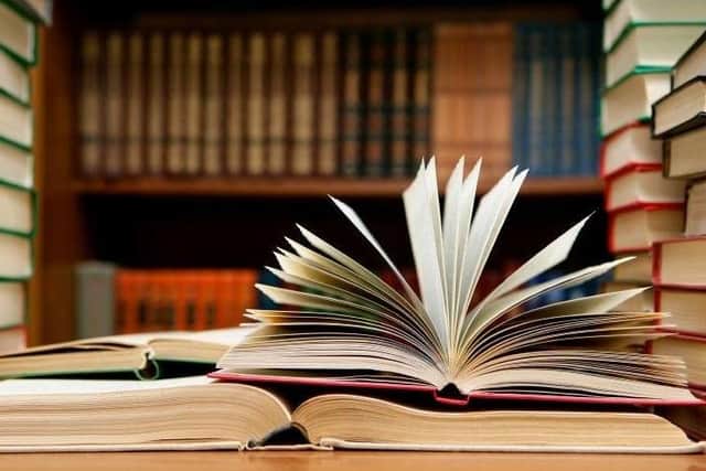 Library books