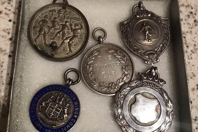 Norman Rigby's medals that Nathan has returned to his family.