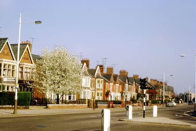 The junction of Burghley Road and Lincoln Road.