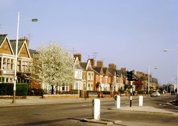 The junction of Burghley Road and Lincoln Road.