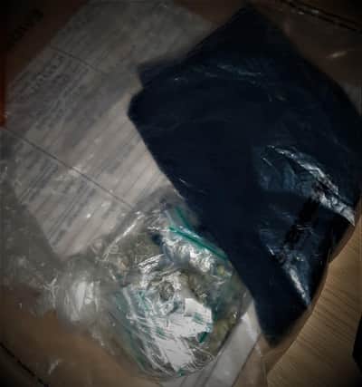 Cannnabis and cash recovered by Police in Bretton on Thursday (February 26).