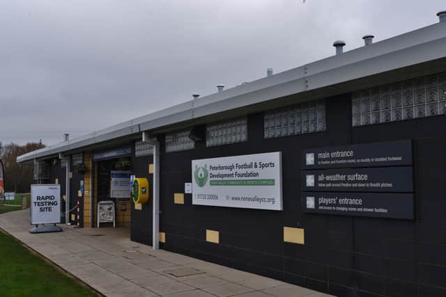 New Covid-19 Rapid testing centre at Nene Valley Community Centre, Woodston.